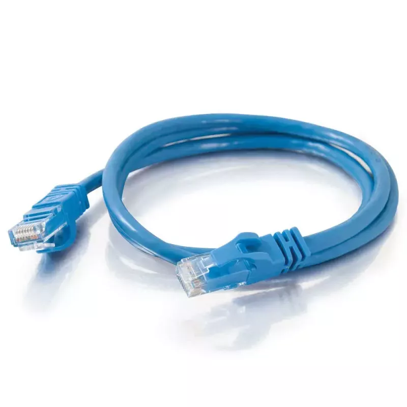 C2G 2m Cat6 Booted Unshielded UTP sieciowy Patch kabel niebieski