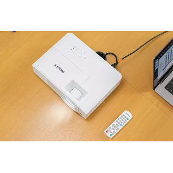 Philips ProPix 650 Projektor standardowego rzutu 4000 ANSI lumenów DLP WXGA (1280x800) 3D Biały