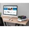 Manhattan 10-portowa stacja ładująca USB-C, Wyjście USB-C: 10x 20 W, Maks. 200 W, Zasilanie sieciowe AC (w zestawie adaptery US/EU/UK)