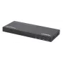 Manhattan 4K 4-Port HDMI Multiviewer Switch, przełącznik z czterema wejściami na jednym wyświetlaczu, 4k@30Hz, wiele opcji widoku w tym obraz w obrazie i ekran podwójny/poczwórny, sterowanie przyciskiem lub pilotem, audio 3,5 mm i Toslink, czarny, 3 lata gwarancji