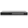 Intellinet 24-portowy gigabitowy przełącznik Ethernet PoE+ z 2 portami SFP, zgodny z IEEE 802.3at/af (PoE+/PoE), budżet mocy PoE 370 W, dwa otwarte sloty 1G SFP, do montażu w szafie rack 19 cali