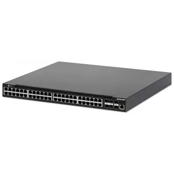 Intellinet 54-portowy przełącznik L3 w pełni zarządzalny PoE+ z 48 portami Gigabit Ethernet i 6 uplinkami SFP+