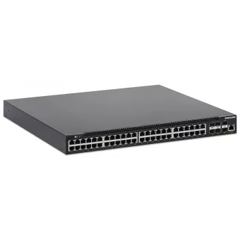 Intellinet 54-portowy przełącznik L3 w pełni zarządzalny PoE+ z 48 portami Gigabit Ethernet i 6 uplinkami SFP+