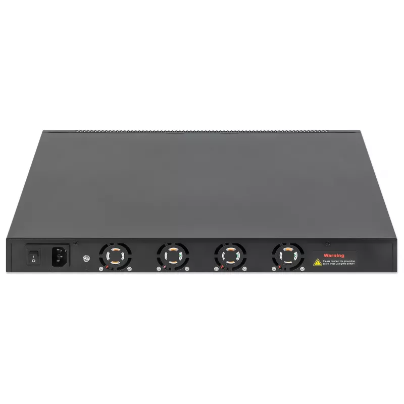 Intellinet 54-portowy przełącznik L3 w pełni zarządzalny PoE+ z 48 portami Gigabit Ethernet i 6 uplinkami SFP+