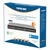 Intellinet 54-portowy przełącznik L3 w pełni zarządzalny PoE+ z 48 portami Gigabit Ethernet i 6 uplinkami SFP+