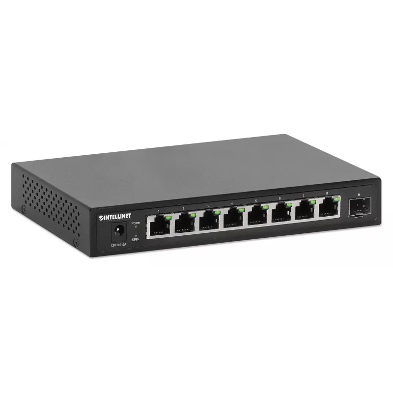 Intellinet 9-portowy przełącznik z 8 portami Ethernet 2,5G i 1 łączem uplink SFP+