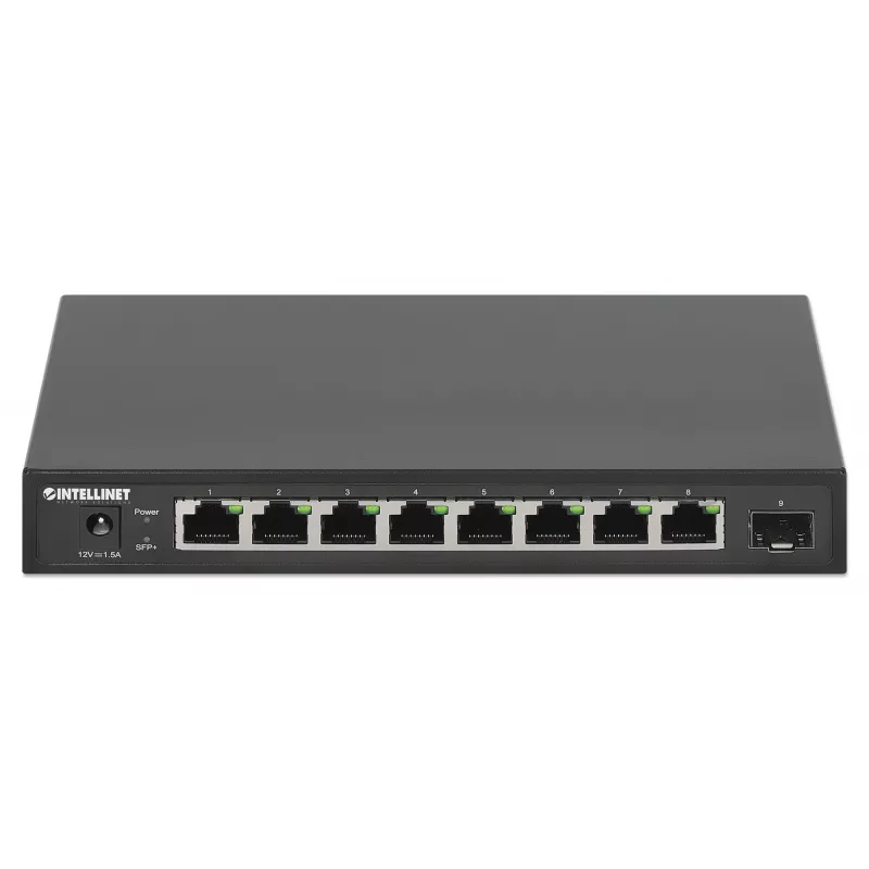 Intellinet 9-portowy przełącznik z 8 portami Ethernet 2,5G i 1 łączem uplink SFP+