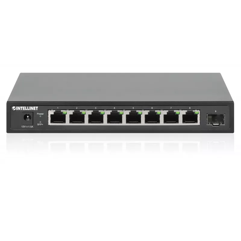 Intellinet 9-portowy przełącznik z 8 portami Ethernet 2,5G i 1 łączem uplink SFP+