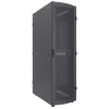 Intellinet 19 inch Szafa Serwerowa - Wolnostojąca, 42U, 800x1200mm (szerokość x głębokość), Czarna, Zmontowana, Maks. 1500kg, Wielopunktowy Zamek Drzwi, Jeden Zamek na Panel Boczny, Głębokość Użytkowa 123 do 973mm, IP20, Stojak, Stal