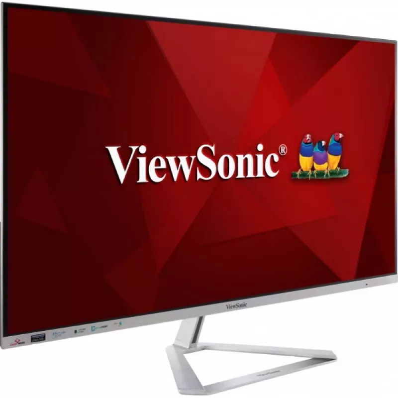 Monitor Viewsonic VX Series VX3276-2K-mhd-2 81,3 cm (32 cale) 2560 x 1440 pikseli Quad HD LED Srebrny