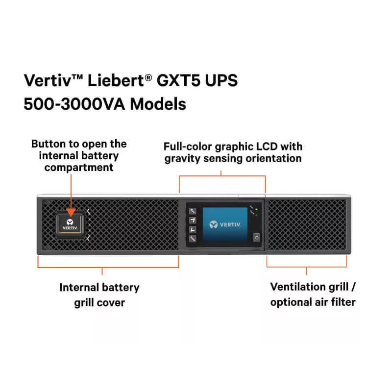 Vertiv Liebert GXT5 zasilacz awaryjny (UPS) GXT5-2000IRT2UXLE