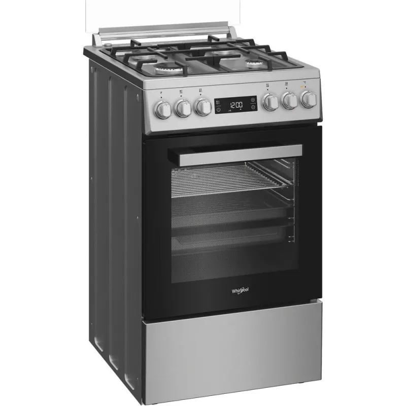Whirlpool W5G8LMX Kuchenka wolnostojąca Elektryczny Gaz Stal nierdzewna