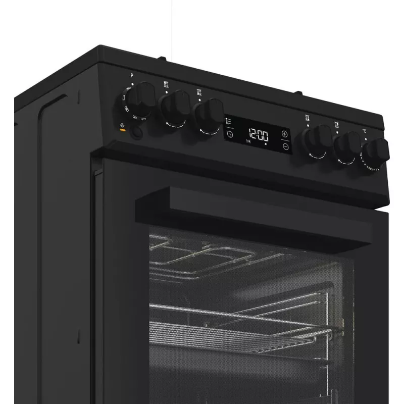 Whirlpool W5G8LMSWTB Kuchenka wolnostojąca Elektryczna Gazowa Czarny