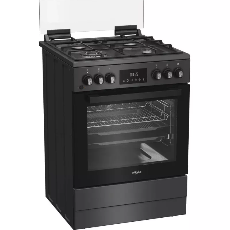 Whirlpool 859991716090 kuchenka wolnostojąca Kuchenka Elektryczna Gazowa Czarny