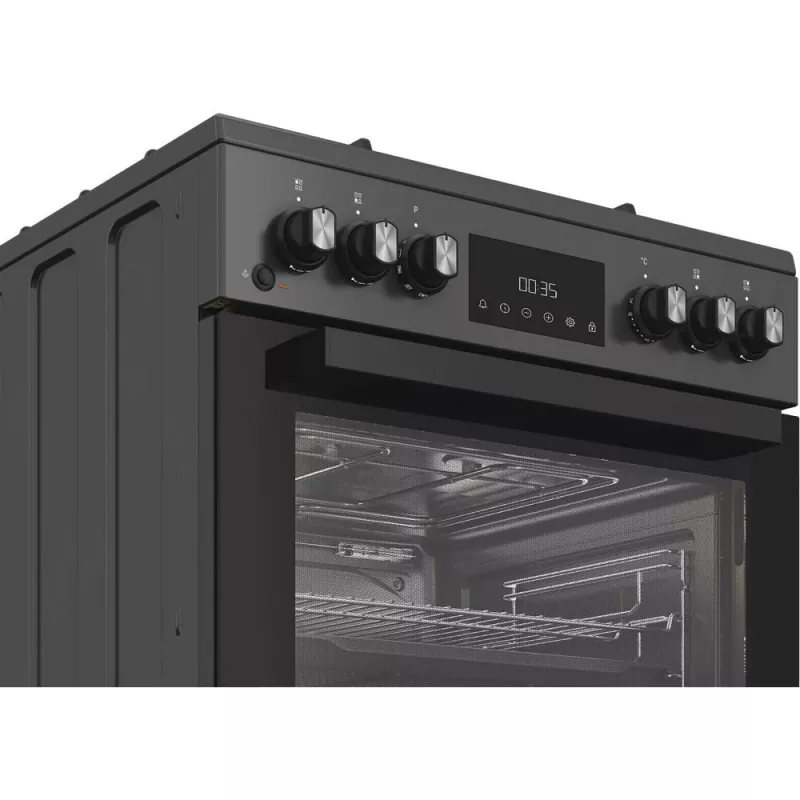 Whirlpool 859991716090 kuchenka wolnostojąca Kuchenka Elektryczna Gazowa Czarny