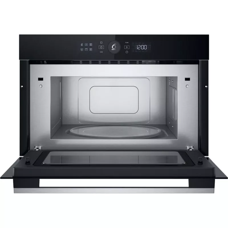 Whirlpool WMD54MX Czarny, Stal nierdzewna Kuchenka mikrofalowa z grillem Do zabudowy 31 L 1000 W