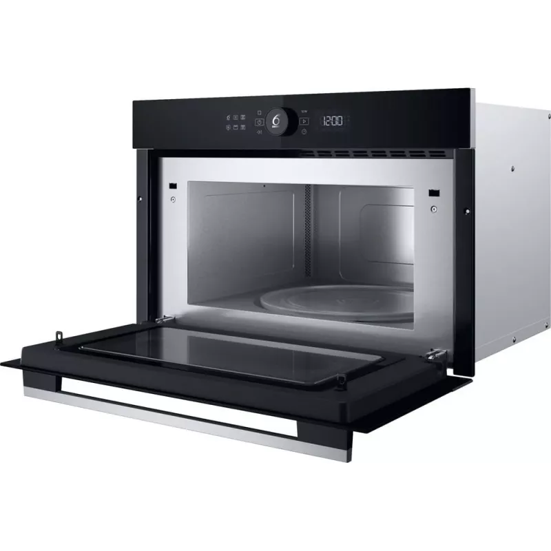 Whirlpool WMD54MX Czarny, Stal nierdzewna Kuchenka mikrofalowa z grillem Do zabudowy 31 L 1000 W