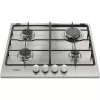 Whirlpool TGML 650 IX Stal nierdzewna Do zabudowy 58 cm Gaz 4 stref(y)
