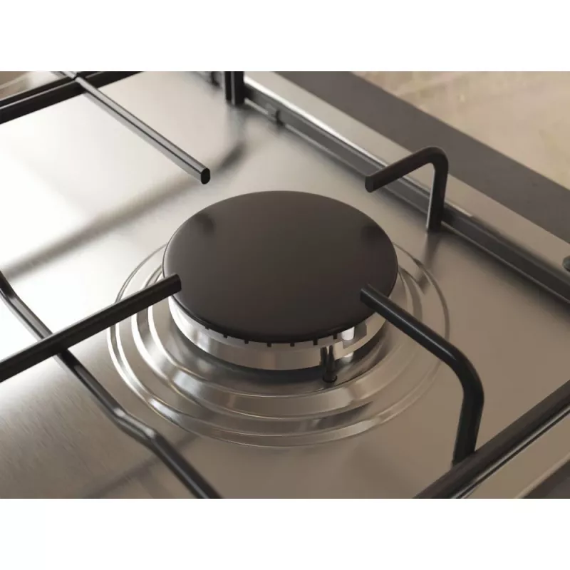 Whirlpool TGML 650 IX Stal nierdzewna Do zabudowy 58 cm Gaz 4 stref(y)