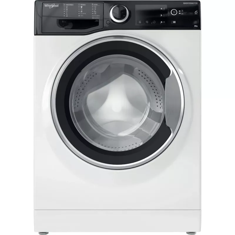Whirlpool WRBSB 6249 S EU pralka ładowana od przodu 6 kg 1151 RPM Czarny, Biały
