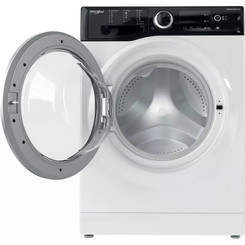 Whirlpool WRBSB 6249 S EU pralka ładowana od przodu 6 kg 1151 RPM Czarny, Biały