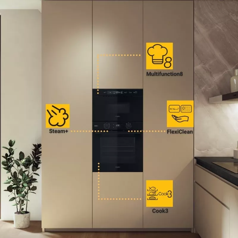 Whirlpool OMSK58RU1SB 71 L Czarny