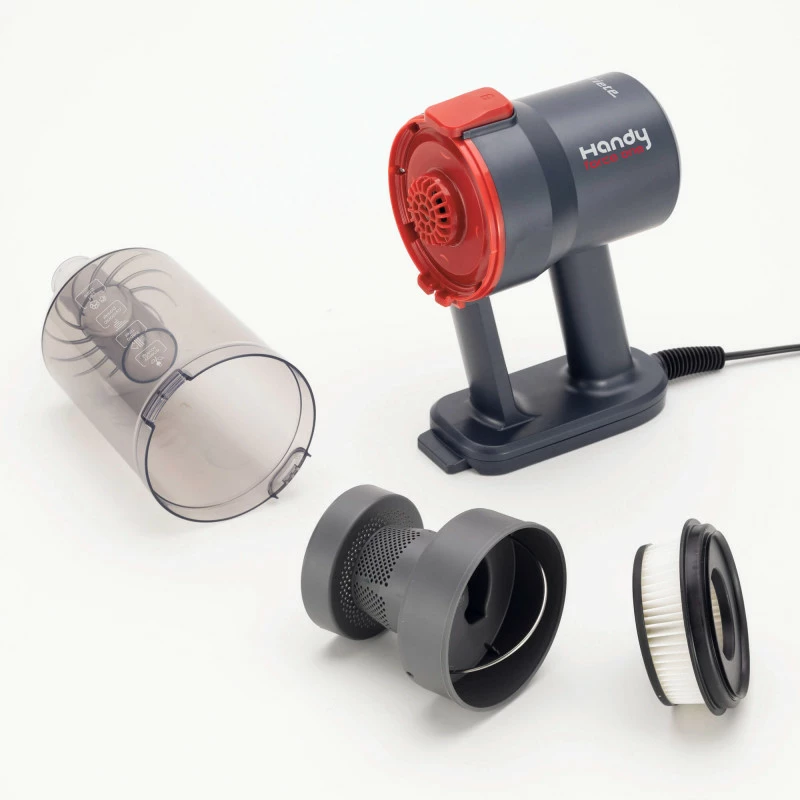 Ariete 2708 Handy Force One, miotła elektryczna i odkurzacz ręczny, 600 W, 2 w 1, technologia cyklonowa, bezworkowy, zbiornik 0,6 l, filtr HEPA.