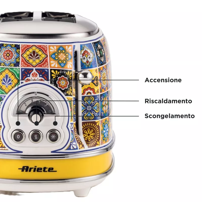 Ariete 0155/0P 6 2 kromek 810 W Niebieski, Żółty