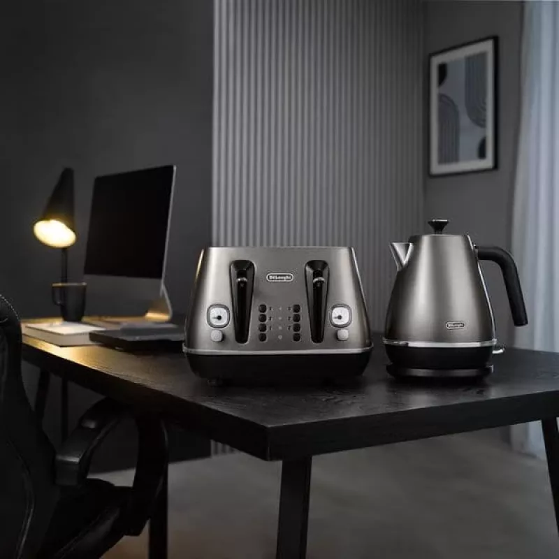 De’Longhi KBIN2001.TB czajnik elektryczny 1,7 L 2000 W Tytan