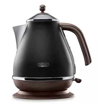 De’Longhi KBOV 2001.BK czajnik elektryczny 1,7 L 2000 W Czarny, Brązowy