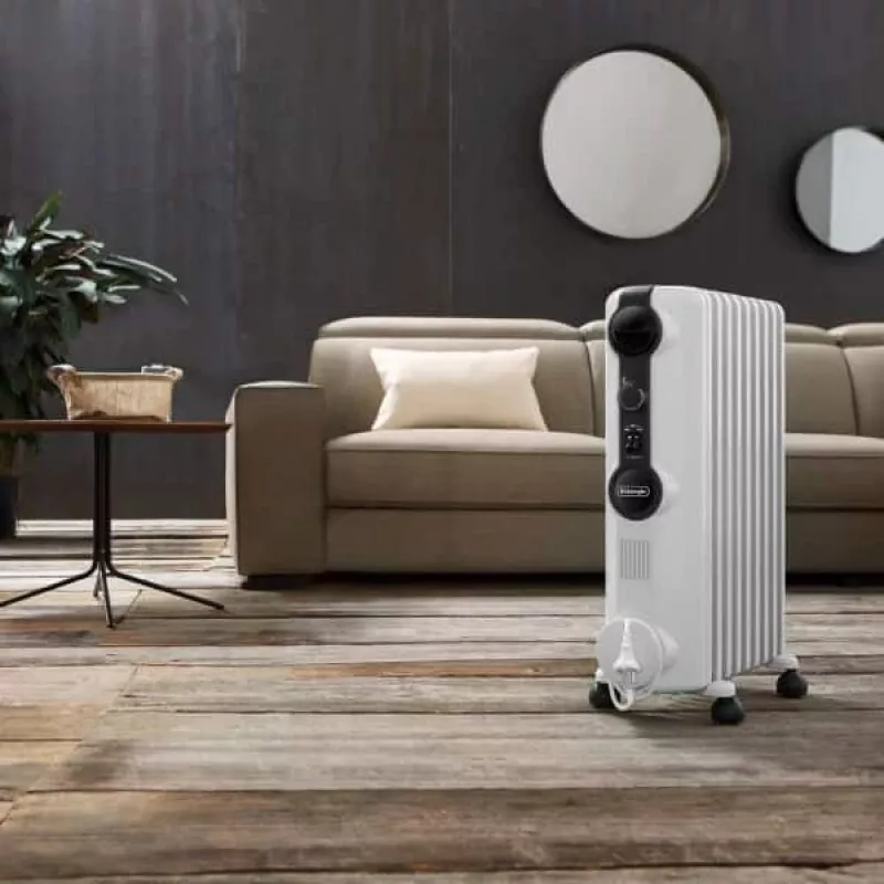 De’Longhi Radia S TRRS0920 Wewnętrzny Biały 2000 W Grzejnik elektryczny olejowy
