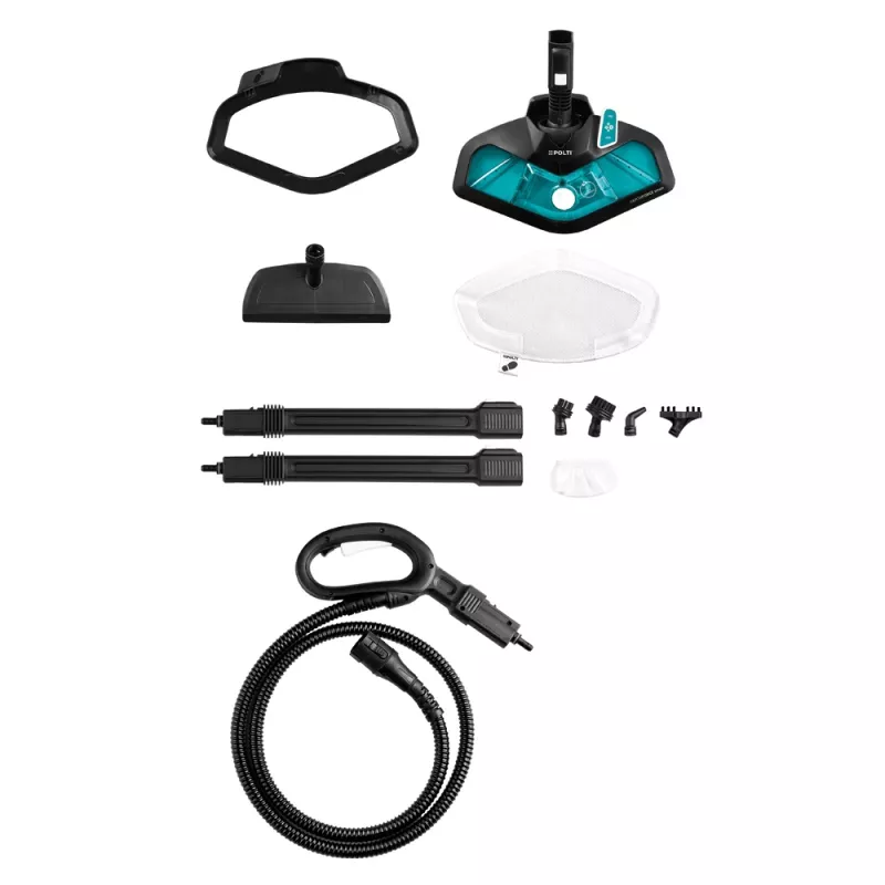 Polti Vaporetto Smart 100_T Cylindrowy odkurzacz parowy 1500 W Niebieski, Biały