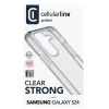 Cellularline Clear Protect - Galaxy S24 twarde etui z gumowymi krawędziami