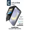 Cellularline Book Agenda - etui książkowe ze sztucznej skóry z magnetycznym zamknięciem do Galaxy S25 Ultra