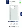 Cellularline Clear Protect - twarde etui z gumowymi krawędziami do iPhone 16e/17e