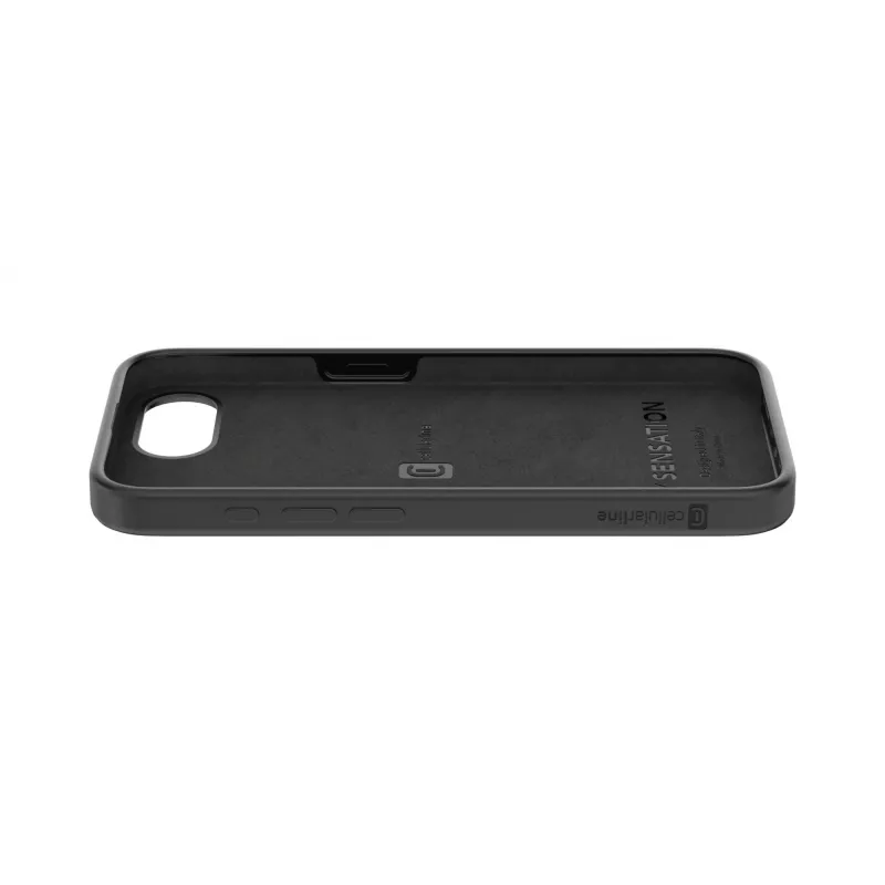 Cellularline Sensation - iPhone 16e/17e Miękkie w dotyku silikonowe etui z wbudowaną technologią antybakteryjną Microban®