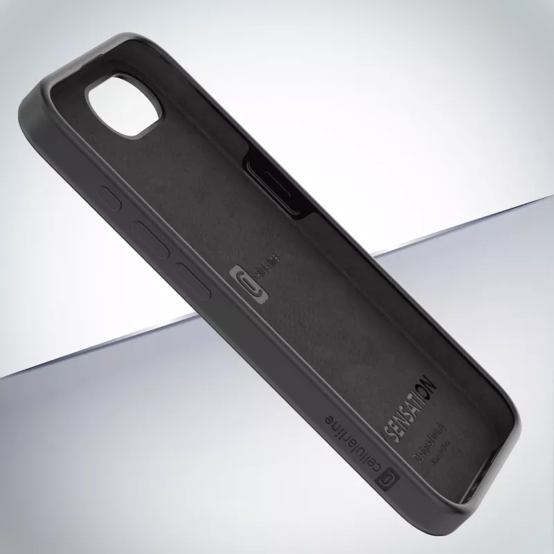Cellularline Sensation - iPhone 16e/17e Miękkie w dotyku silikonowe etui z wbudowaną technologią antybakteryjną Microban®