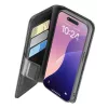 Cellularline Book Agenda - iPhone 16e/17e Etui książkowe ze skóry ekologicznej z zamknięciem magnetycznym