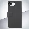 Cellularline Book Agenda - iPhone 16e/17e Etui książkowe ze skóry ekologicznej z zamknięciem magnetycznym