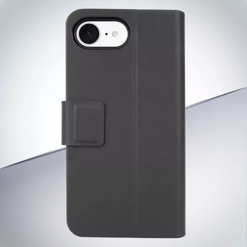 Cellularline Book Agenda - iPhone 16e/17e Etui książkowe ze skóry ekologicznej z zamknięciem magnetycznym