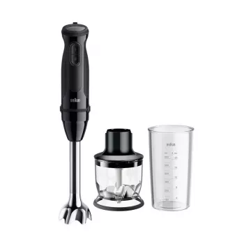 Braun MultiQuick 3 MQ30201M 0.6 L Blender ręczny 900 W Czarny, Stal satynowana
