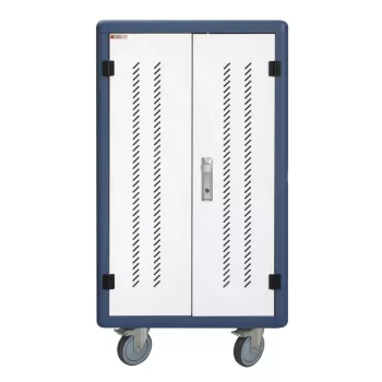Wózek/szafka do zarządzania urządzeniami przenośnymi Techly I-CABINET-30DUTY Biały, Niebieski