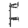 Uchwyt / stojak do monitora Techly ICA-LCD 382-Q 68,6 cm (27 cali) Biurkowy Czarny