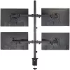 Uchwyt / stojak do monitora Techly ICA-LCD 382-Q 68,6 cm (27 cali) Biurkowy Czarny