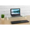 Techly Uniwersalna podstawka pod monitor, wolnostojąca, 20 kg, 33 cm (13 cali), 81,3 cm (32 cale), przezroczysta