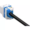 Techly CAT 6a KeyStone RJ45 Jack UTP nieekranowany, beznarzędziowy IWP-MD C6A/UROTT