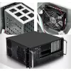 Techly Chassis Industrial Rack 19/Desktop 4U Ultra Compact Czarny” I-CASE MP-P4HX-BLK6