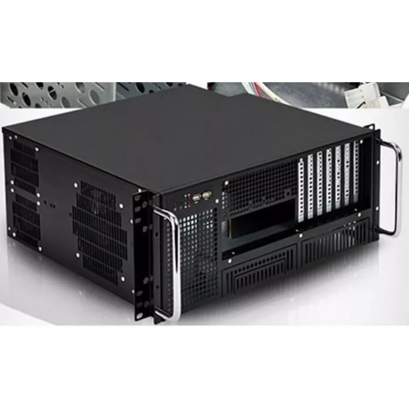 Techly Chassis Industrial Rack 19/Desktop 4U Ultra Compact Czarny” I-CASE MP-P4HX-BLK6