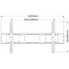 Techly ICA-PLB 2230 uchwyt/stoisk telewizyjny 2.54 m (100 cali) Czarny