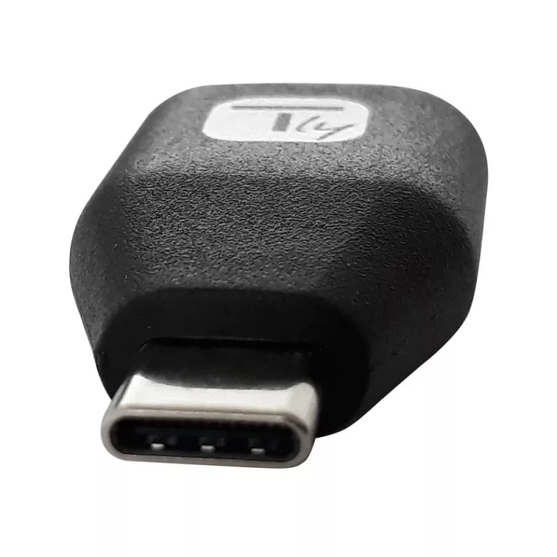 Przejściówka Techly USB-C męski na USB-A żeński Czarny, USB A, USB C, Czarny